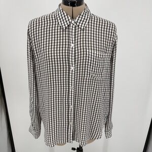 Rails Josephine Black Gingham Button Down Shirt